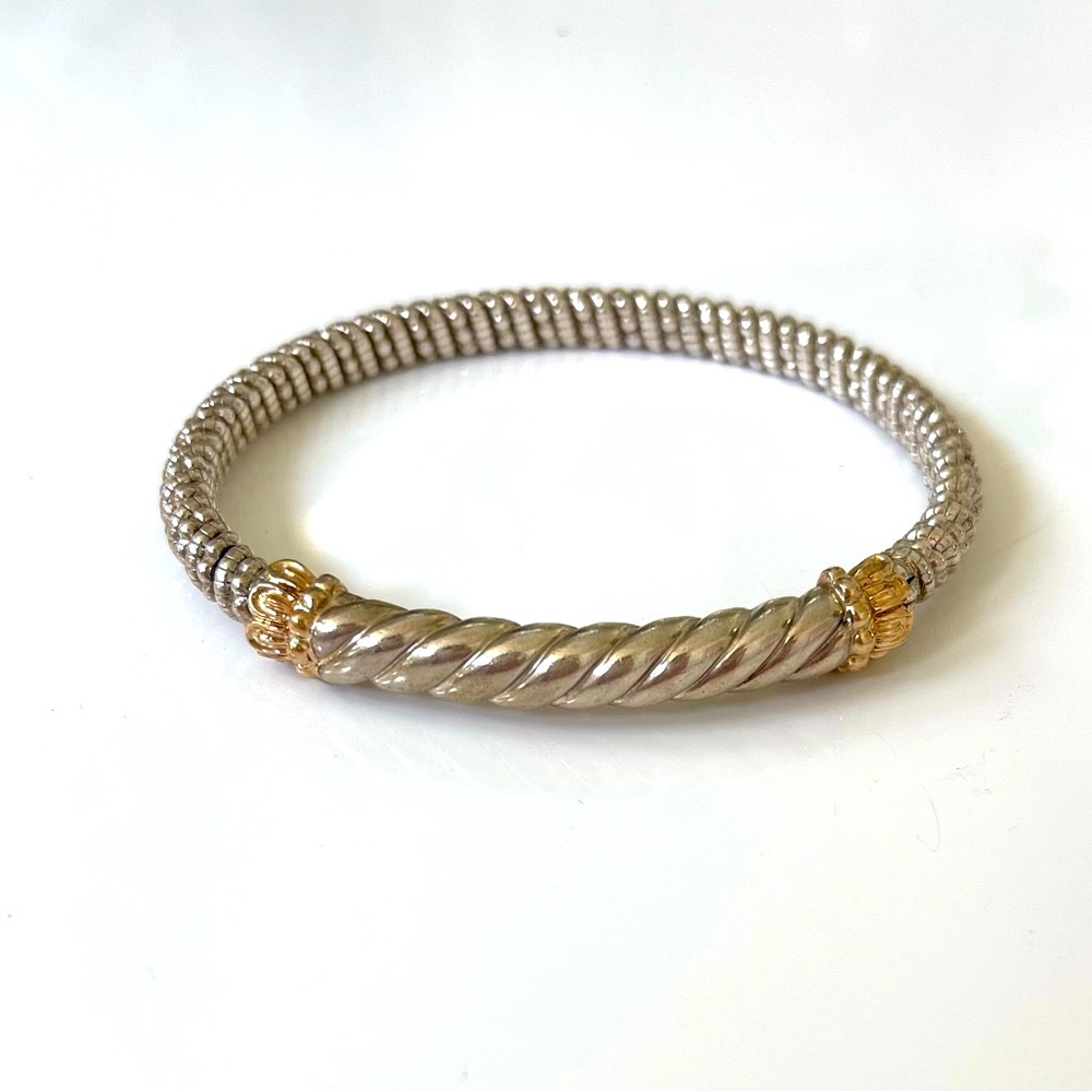 Vahan Alwand Vahan 14k Gold and Sterling Silver Bracelet